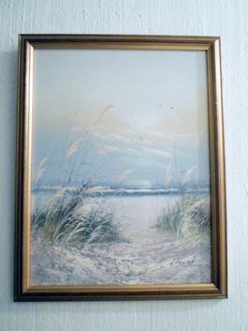 Unknown Artist - L Keswick - Seascape - Stunning oil - Giveaway price ...